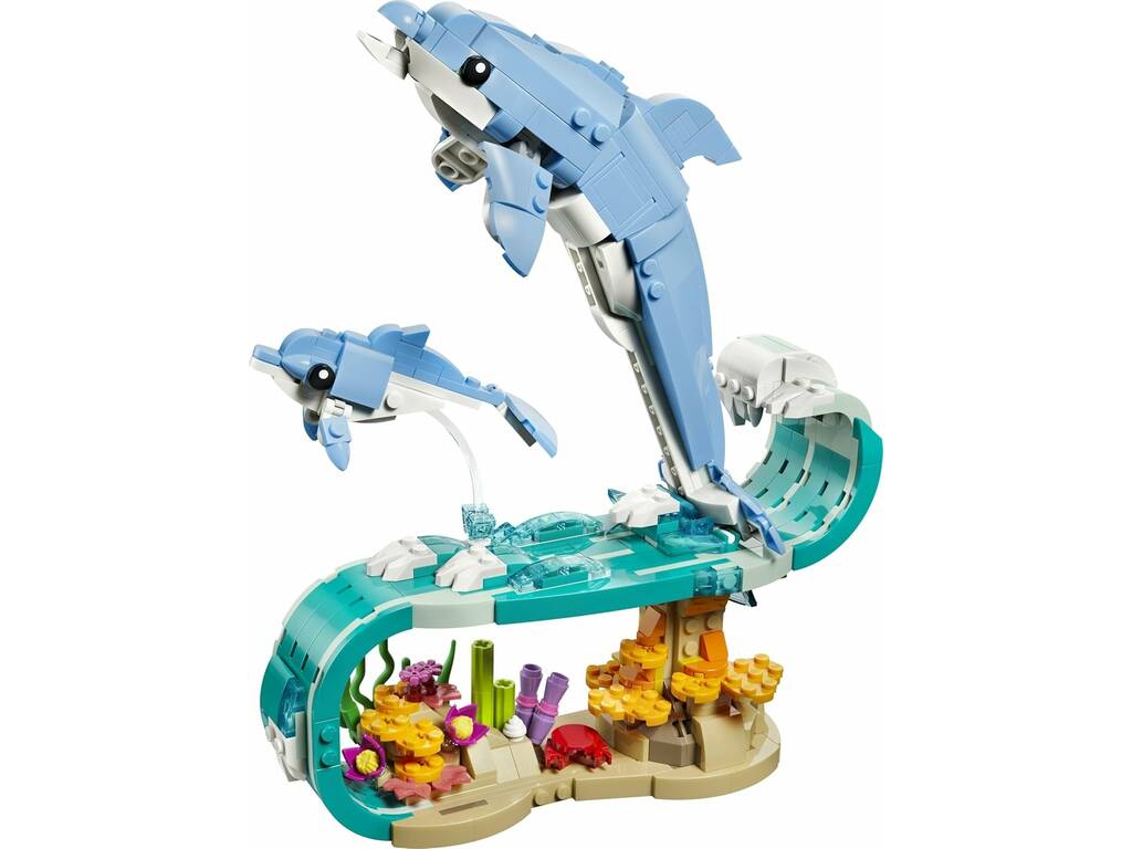 Lego Creator 3 in 1 Animali marini: Bellissimi delfini