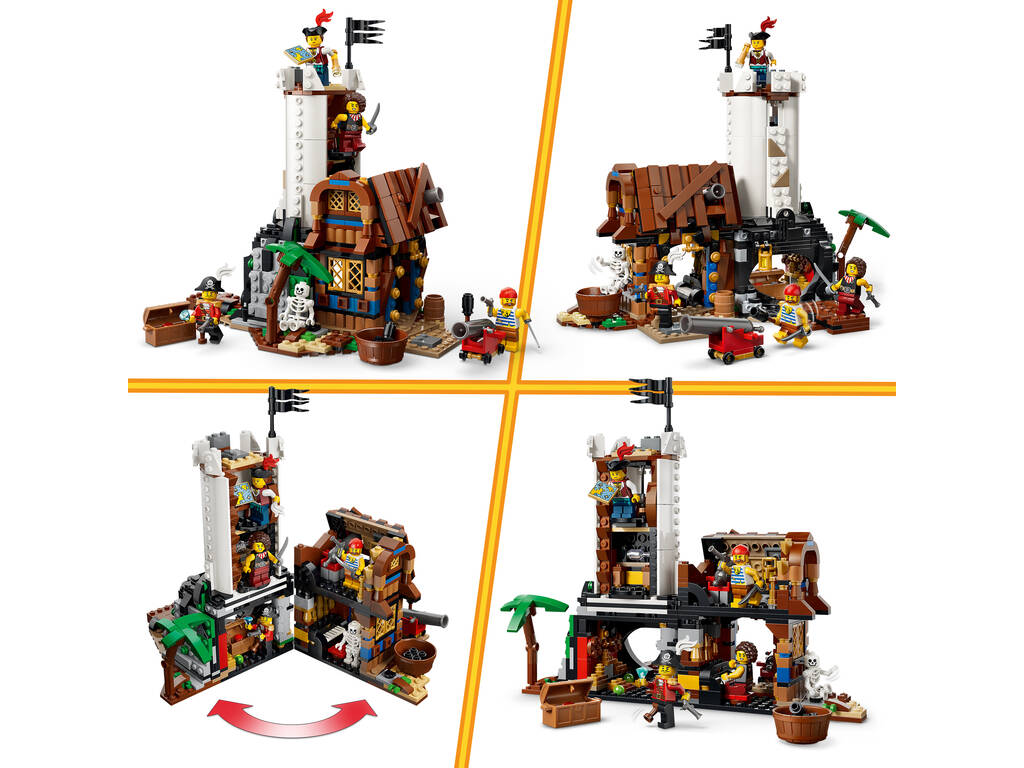 Lego Creator 3 en 1 Barco Pirata Clásico