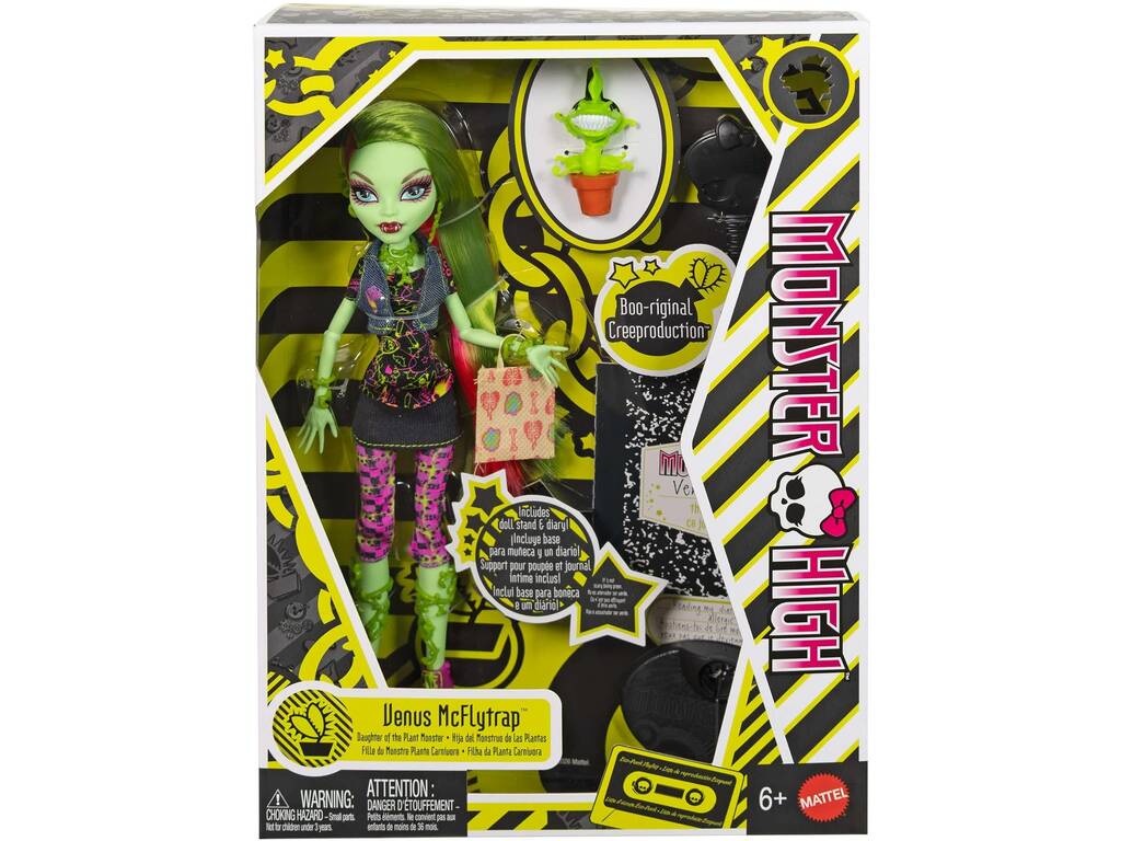 Monster High Boo-riginal Creeproduction Muñeca Venus McFlytrap