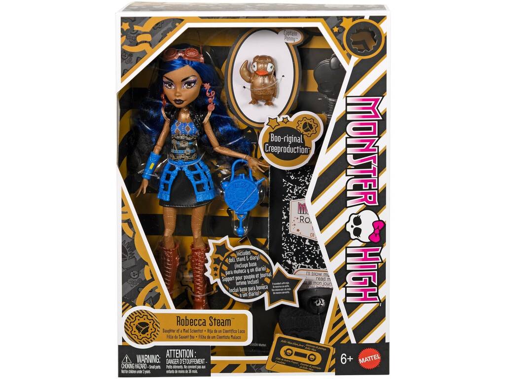 Monster High Boo-riginal Creeproduction Muñeca Robecca Steam