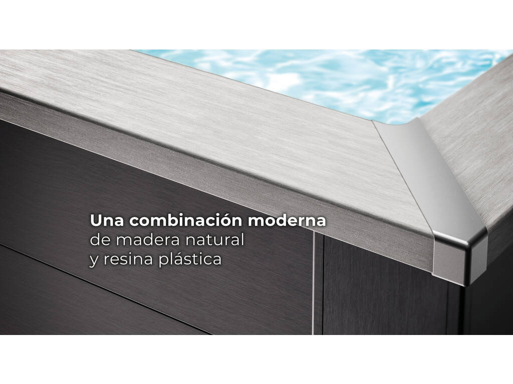 Piscina composita quadrata 315 x 315 x 96 cm Gre KPCOR28T