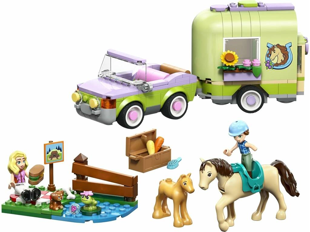 Lego Friends Pferde- und Fohlenanhänger