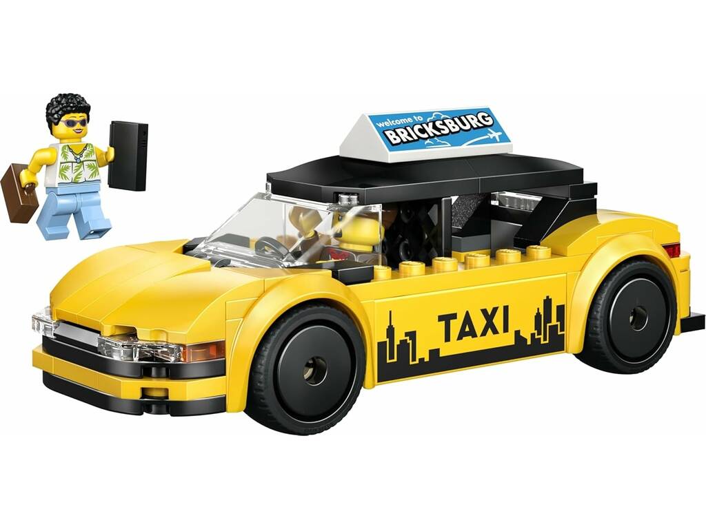 Lego City Taxi giallo