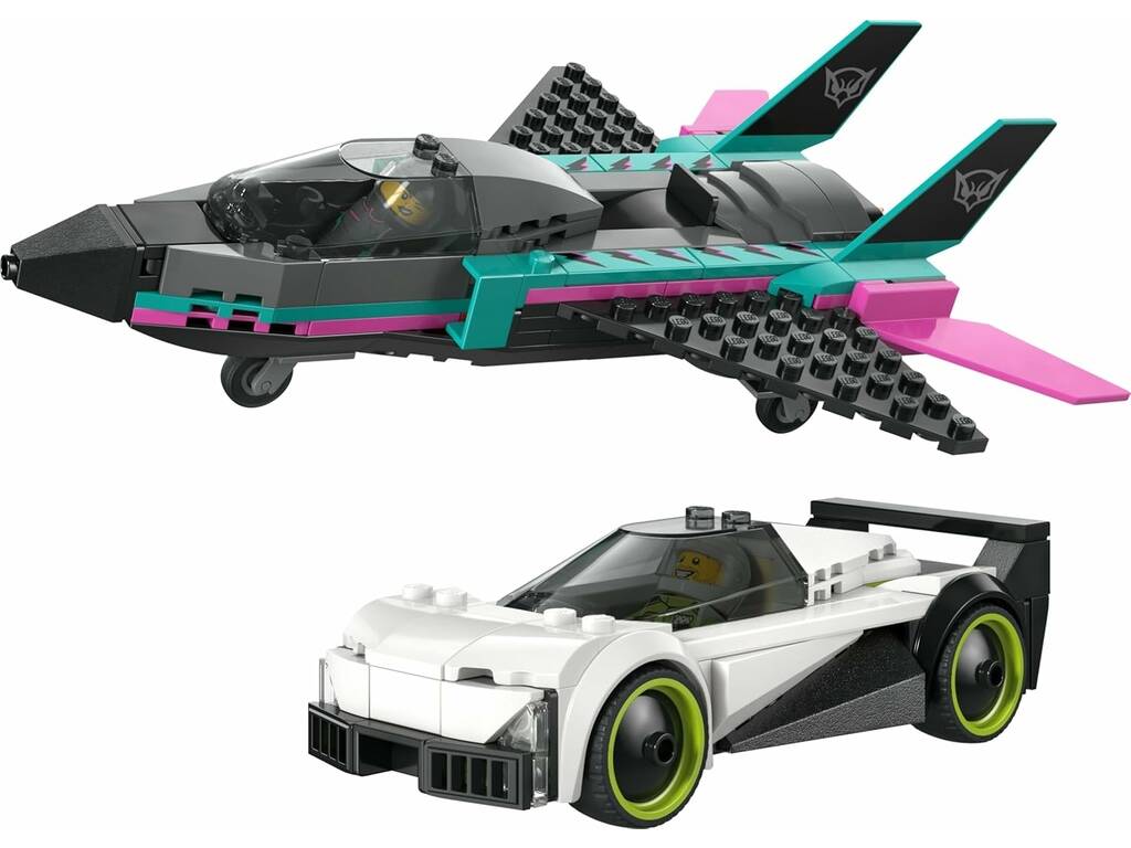 Lego City Jet vs Auto