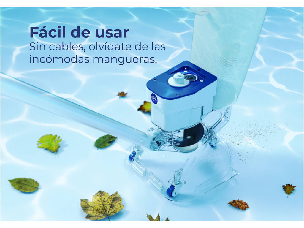Nettoyeur électrique à batterie Leaf Eater pour piscines et spas Gre LE75