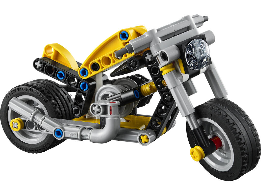Lego Technic Gelbes Motorrad