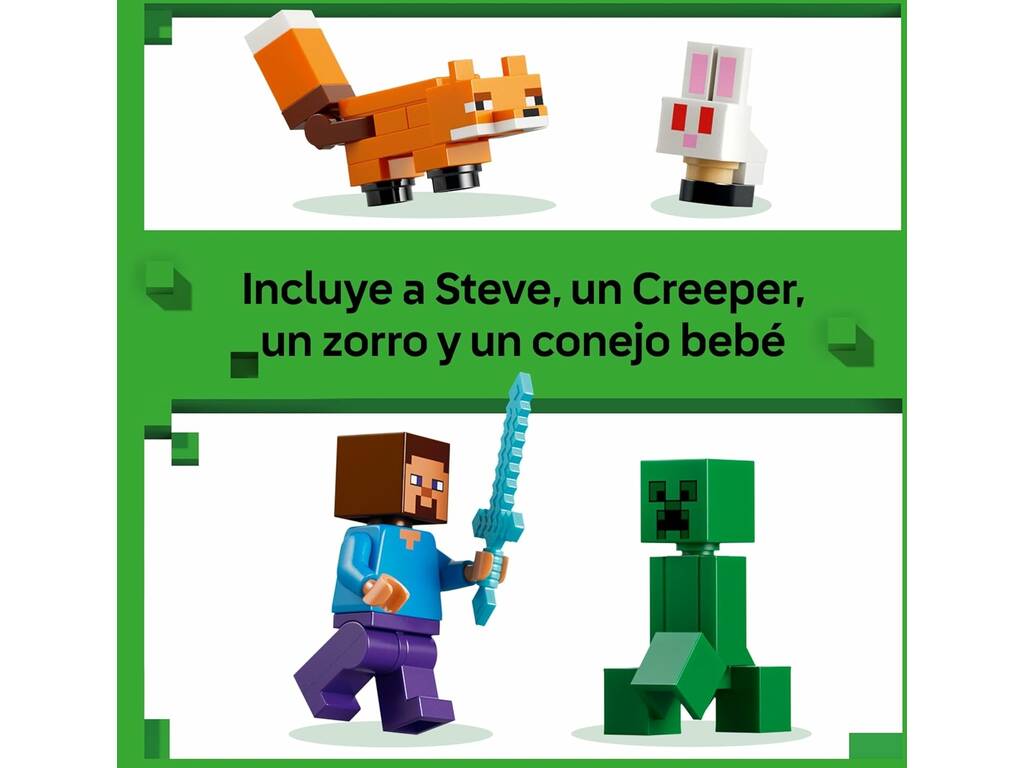 Lego Minecraft L'Avventura di Steve nella Taiga