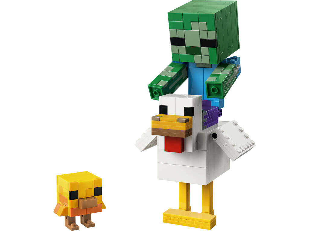 Lego Minecraft Jinete de Gallina