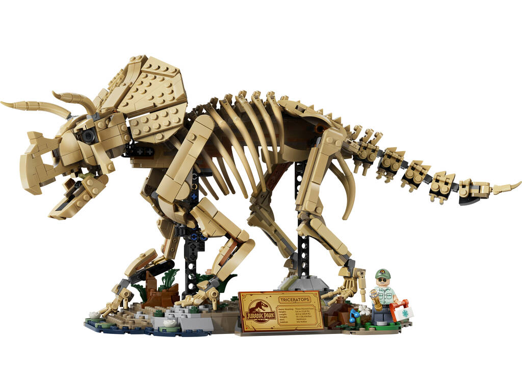 Lego Jurassic World Fósiles de Dinosaurio: Triceratops