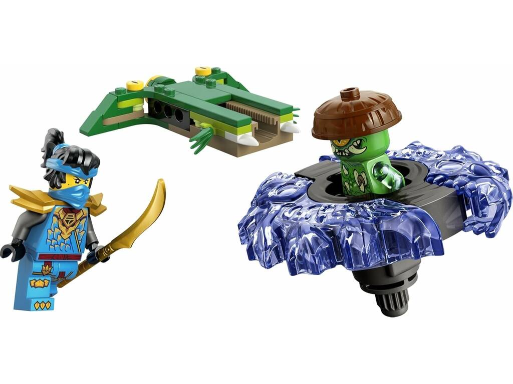 Lego Ninjago Nya vs Mutantenmonster-Spinner