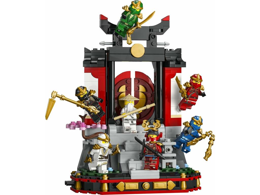 Lego Ninjago Esposizione dei personaggi ninja 15° anniversario