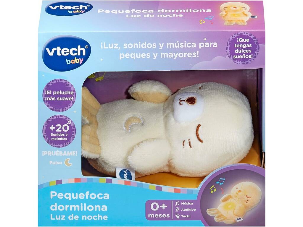 Pequefoca Dormilona Luz De Noche con Luz y Sonidos