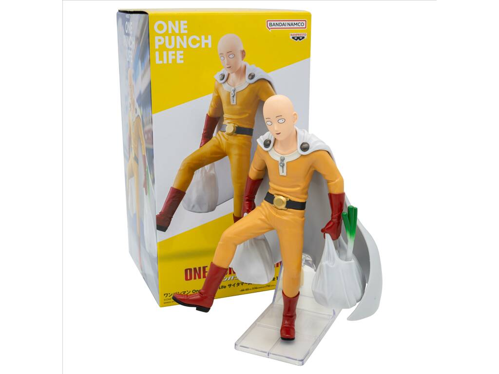 One Punch Man Life Figurine Saitama de 20 cm