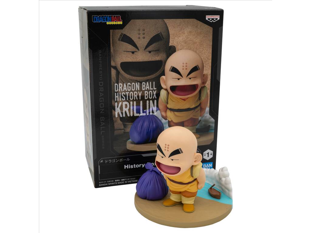 Dragon Ball History Box Figura Krillin de 9 cm