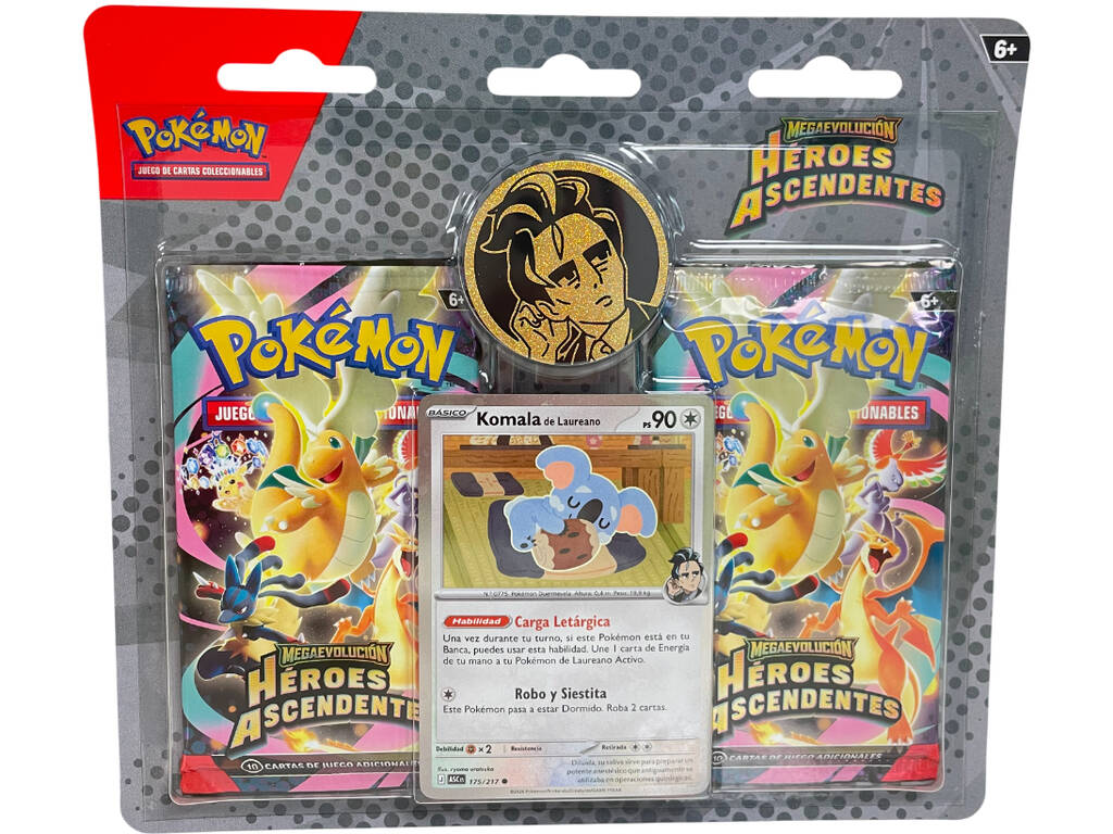 Pokémon TCG Megaevolución Héroes Ascendentes Blíster Entrenador Pokémon