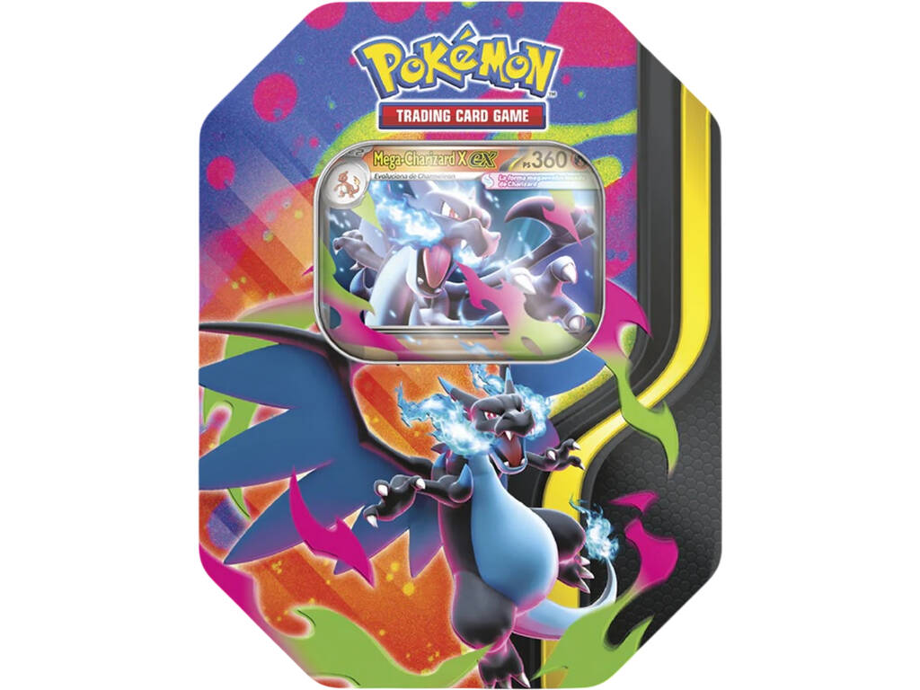 Pokémon TCG Mega-Charizard in lattina con carta promozionale e 4 buste
