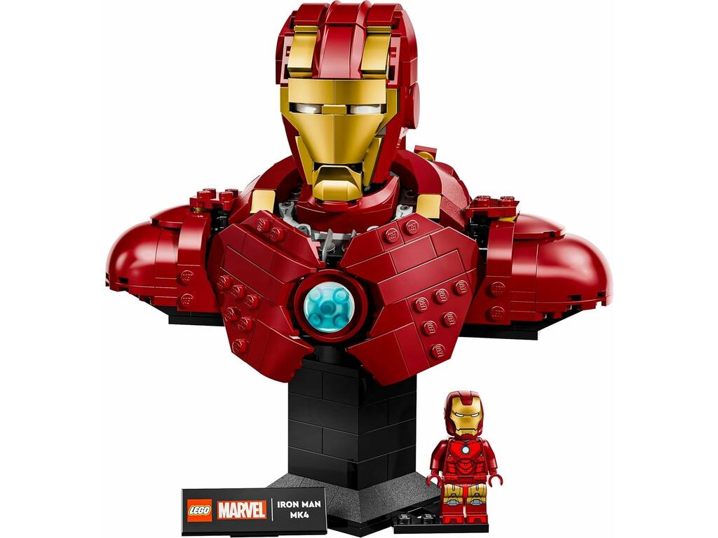 Lego Marvel Busto di Iron Man MK4