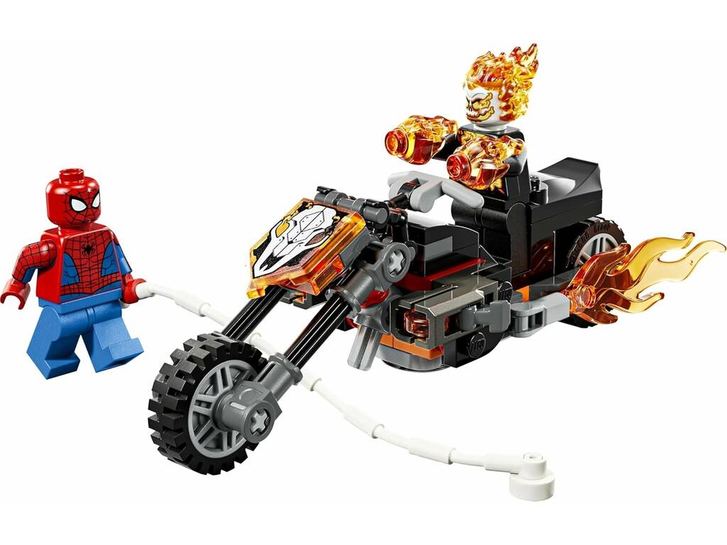 Lego Marvel Spiderman vs Moto del Motociclista Fantasma