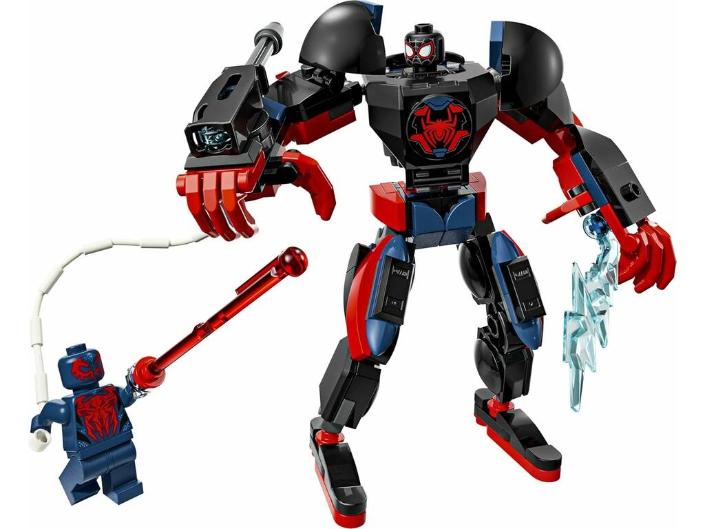 Lego Marvel Armatura Robotica di Miles Morales vs Spiderman 2099