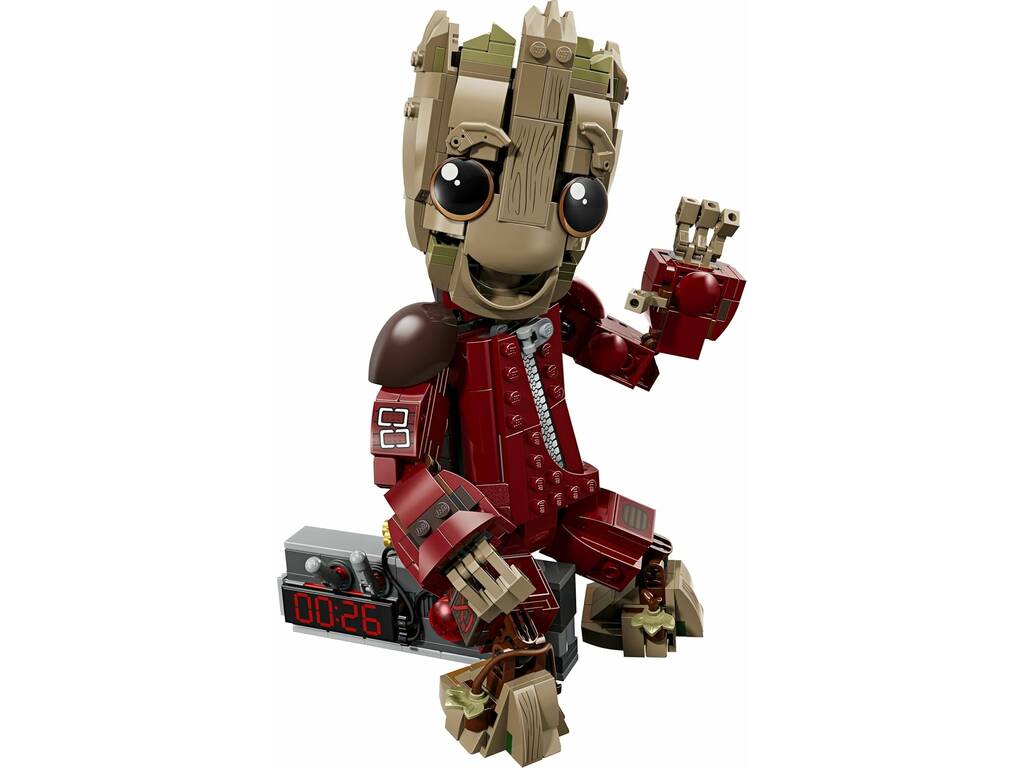 Lego Marvel Groot con costume da saccheggiatore