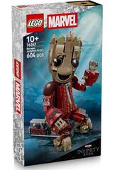 Lego Marvel Groot avec un costume de ravisseur