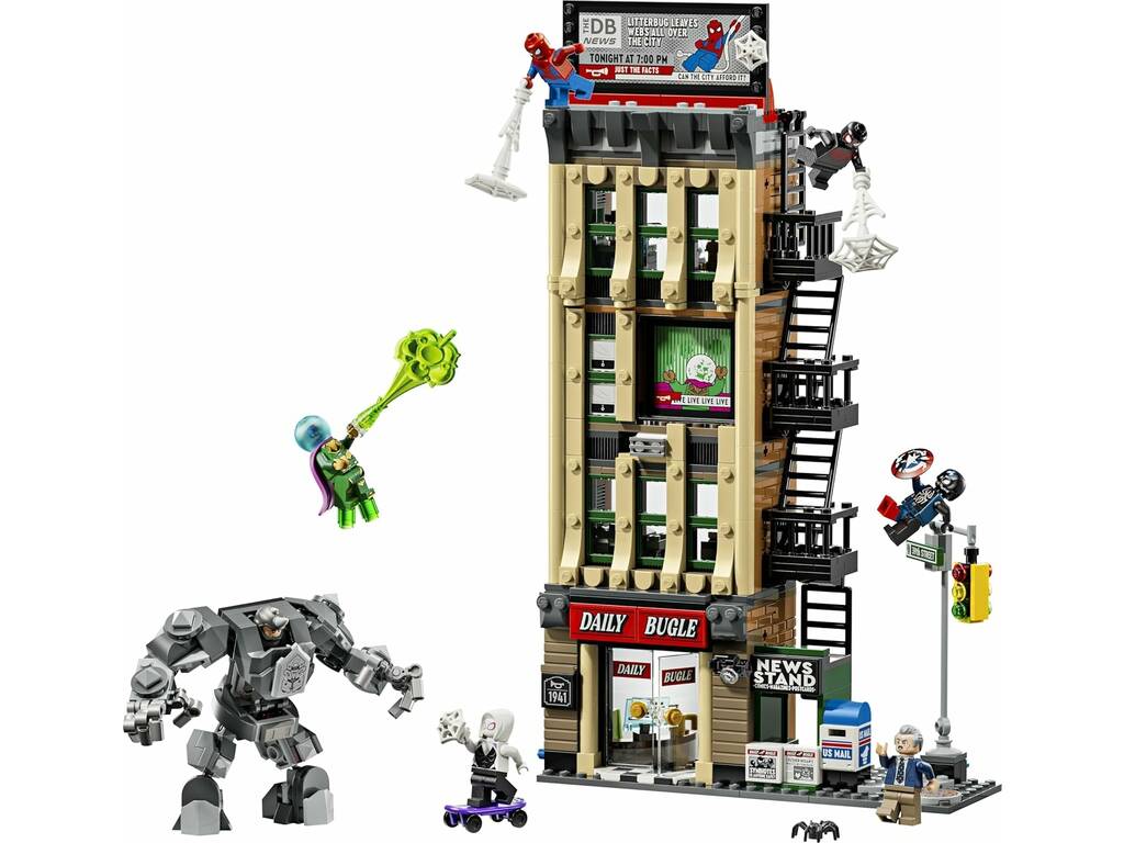 Lego Marvel Spiderman vs Mysterio: Il Daily Bugle