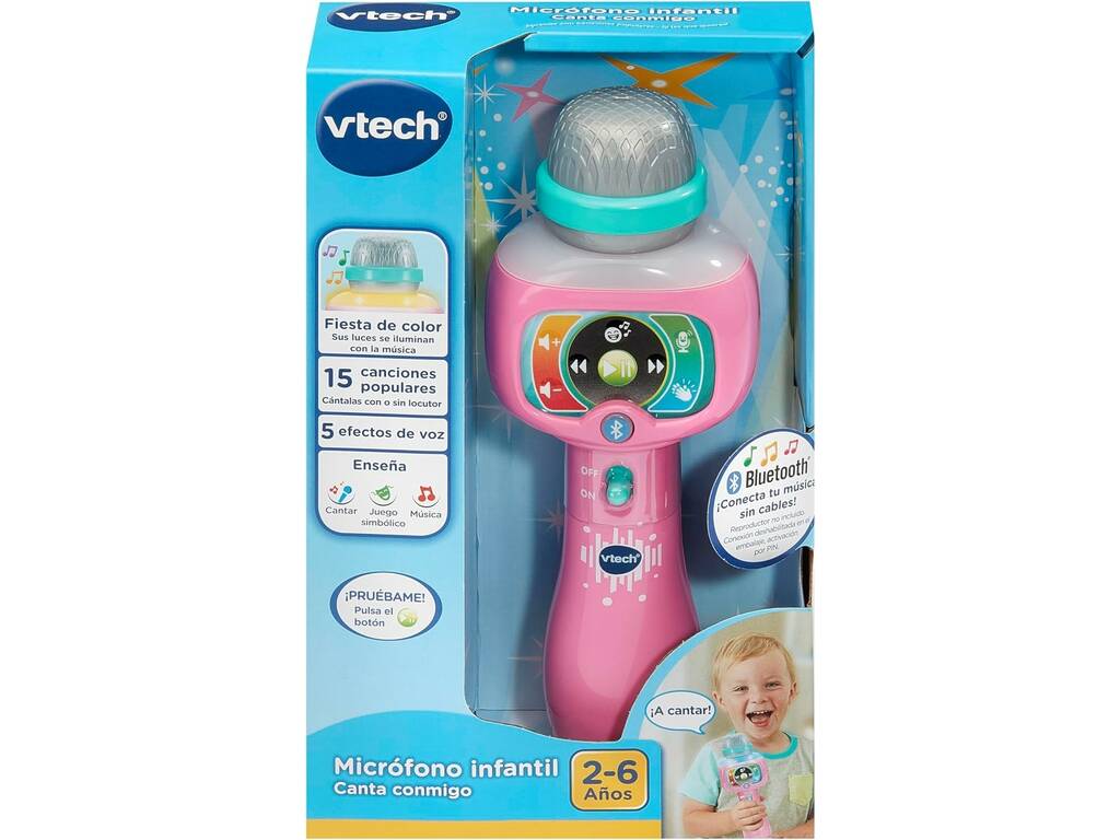 Micrófono Infantil Canta Conmigo Rosa
