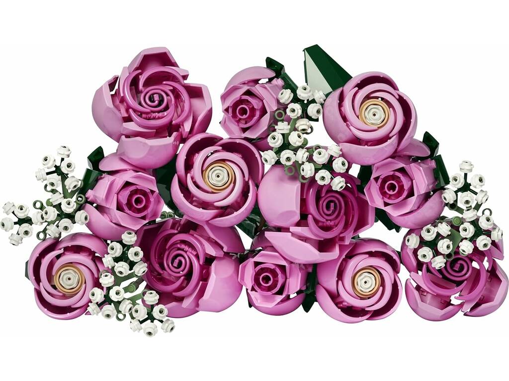Bouquet de roses roses Lego Botanicals
