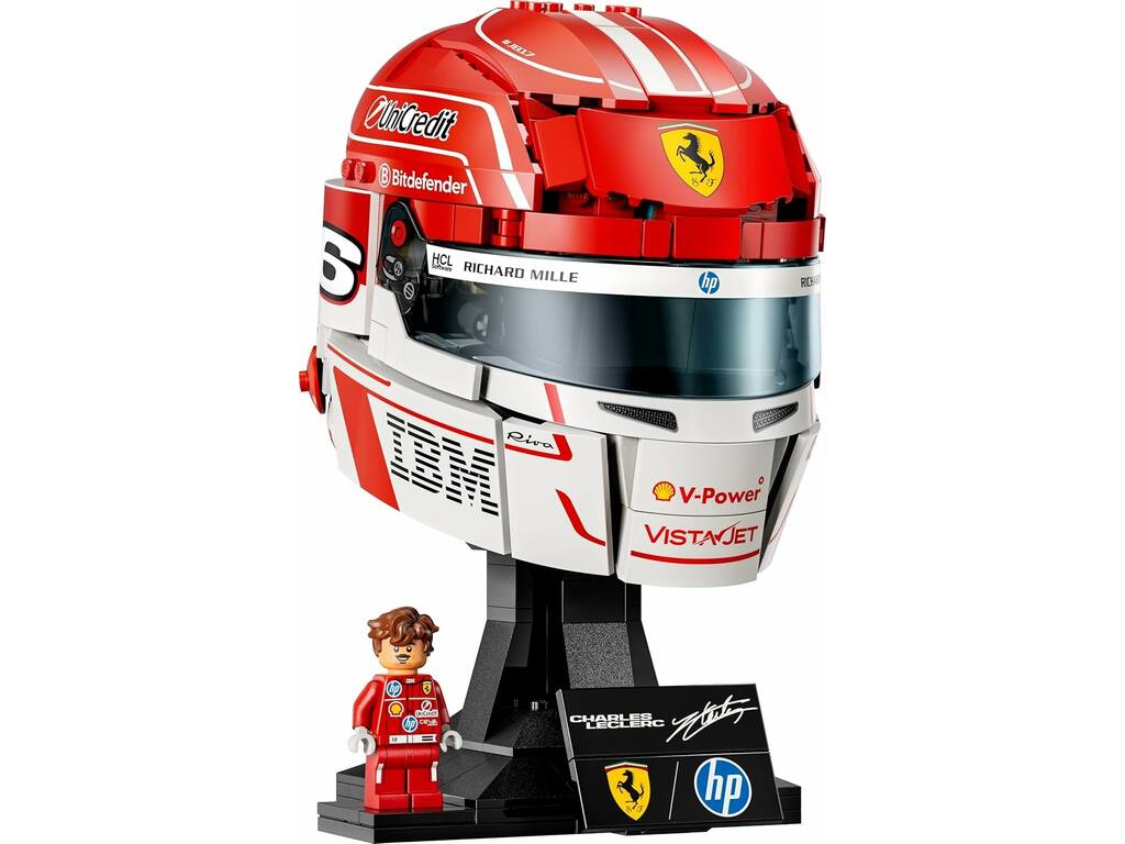 Lego Editions Scuderia Ferrari HP: Casco de Charles Leclerc