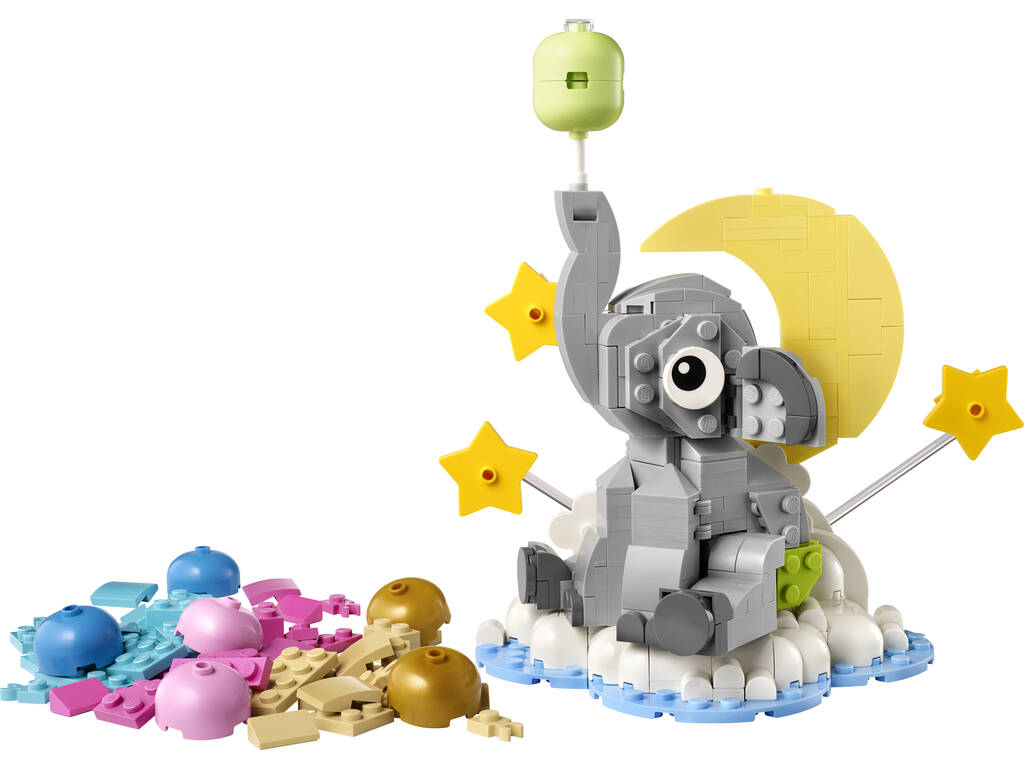 Lego Bebé Elefante en el Cielo