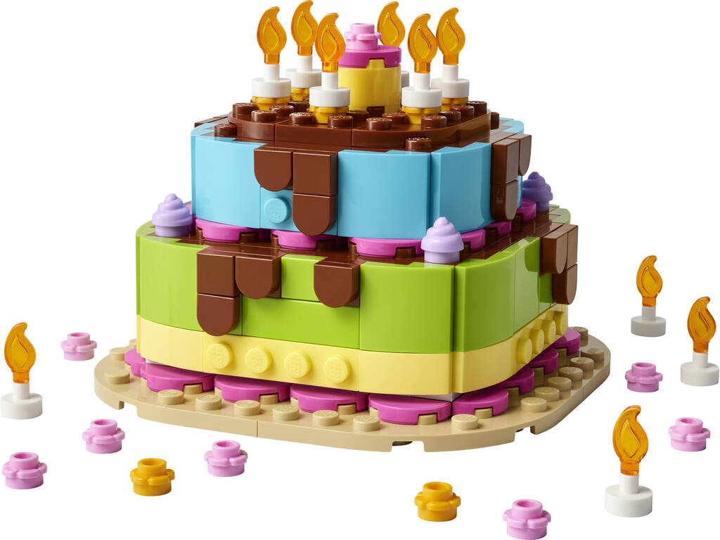 Lego Pastel de Fiesta de Cumpleaños