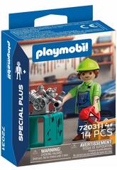 Playmobil Special Plus Figura Mecânico de Carros com Acessórios