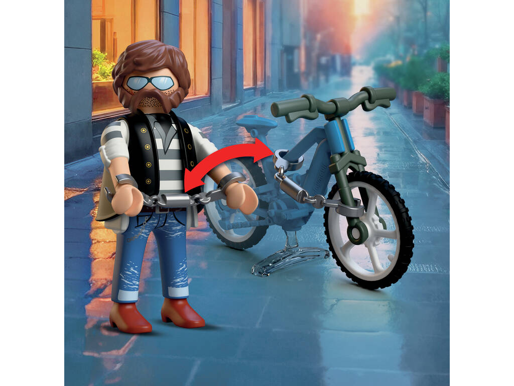 Playmobil City Action Robo de Bicicleta