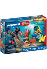 Playmobil City Action Polícia Mergulhador com Tesouro