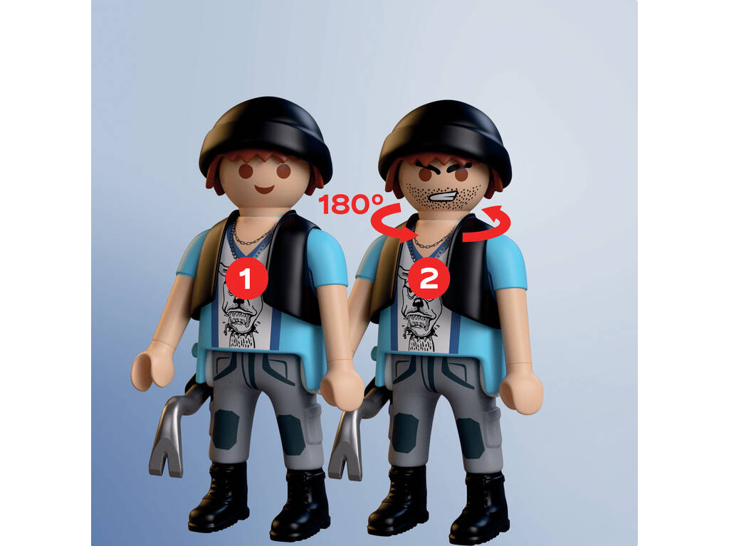 Playmobil City Action Persecución en Moto