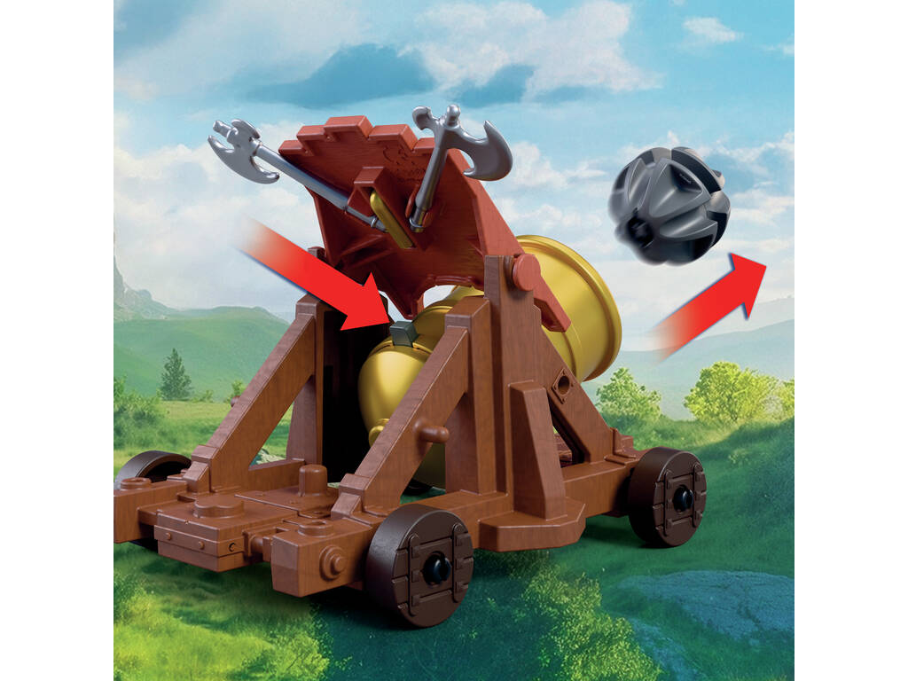 Playmobil Knights Cañón de Fuego de Caballeros León