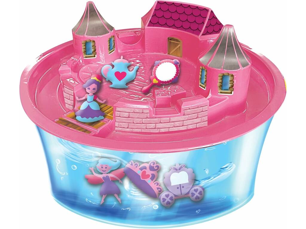 Aqua Gelz Playset Castillo de Princesas Deluxe con Más de 37 Figuras