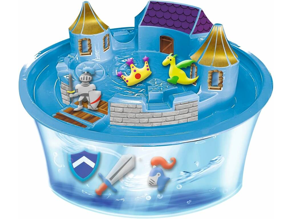 Aqua Gelz Playset Castillo de Caballeros Deluxe con Más de 37 Figuras