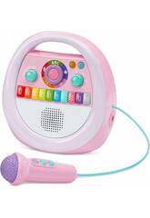 Leap Frog Karaoke Infantil Music Kid Rosa