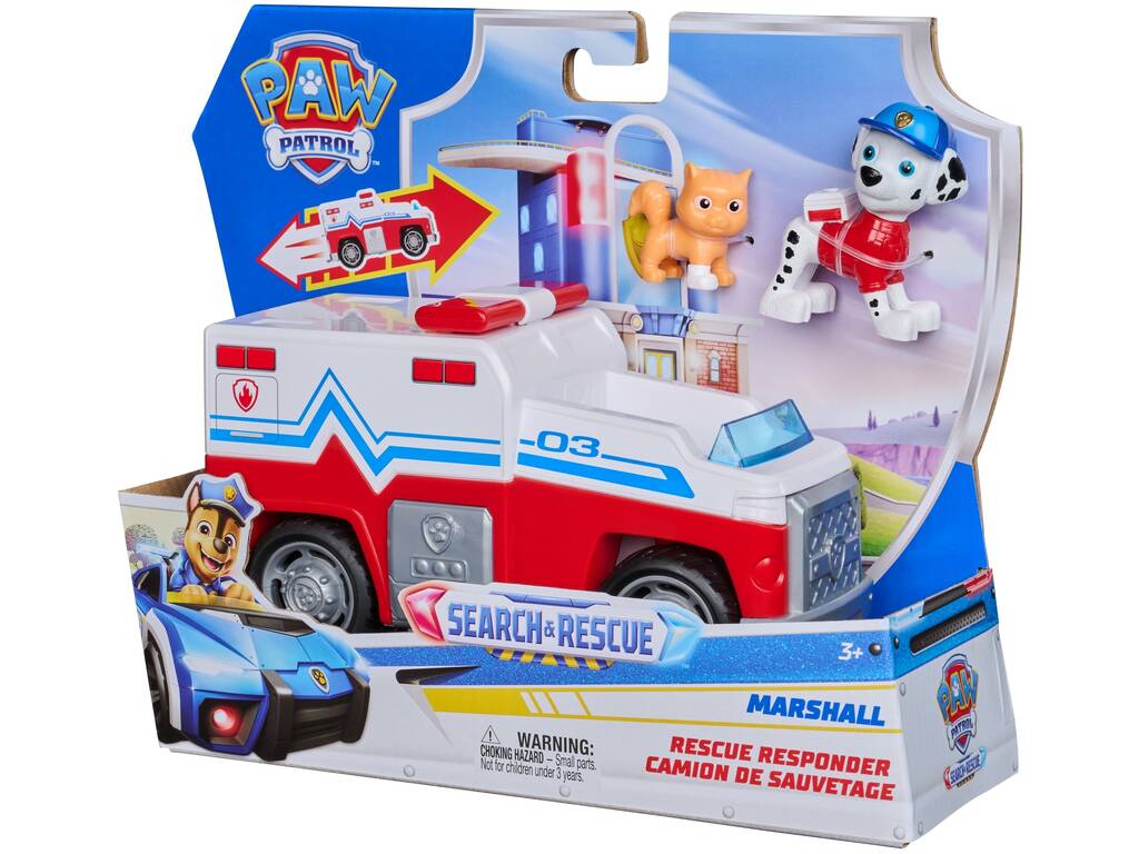 Paw Patrol Veicolo Search and Rescue Marshall