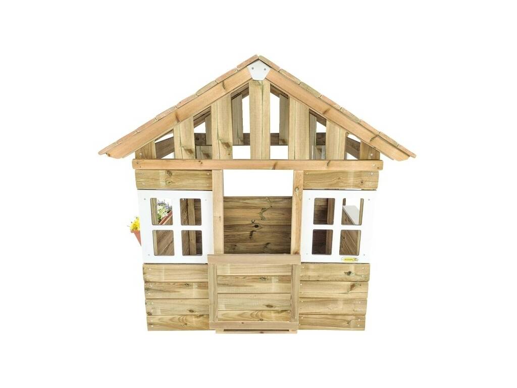 Maisonnette en bois Lollipop Naturel 135 x 130 x 136 cm Masgames MA800529