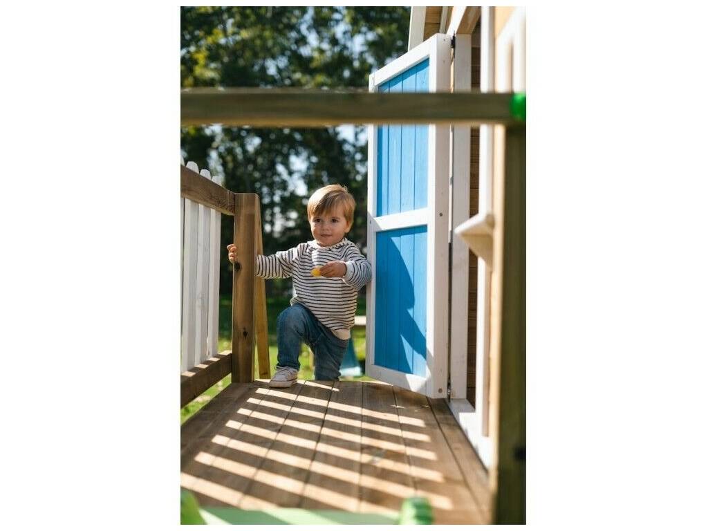Maisonnette en bois Visby surélevée sur une plateforme de 90 cm, 258 x 200 x 315 cm Masgames MA809599X