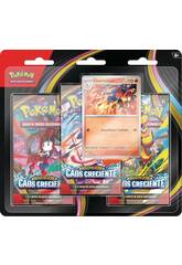 Jeu de cartes à collectionner Pokémon Méga-Évolution - Chaos grandissant Blister contenant 3 pochettes et une carte promotionnelle