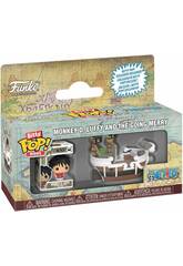 Funko Pop Bitty Rides One Piece Figurine Monkey D. Luffy avec le Going Merry