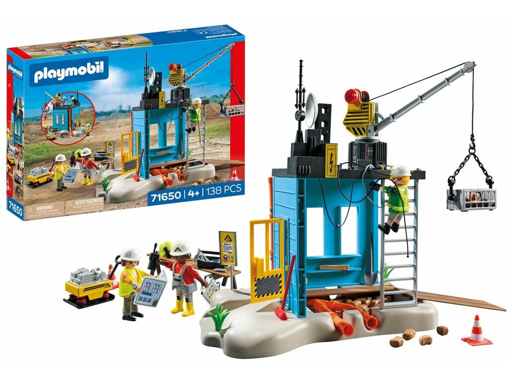 Playmobil Action Heroes Promo Pack Construcción