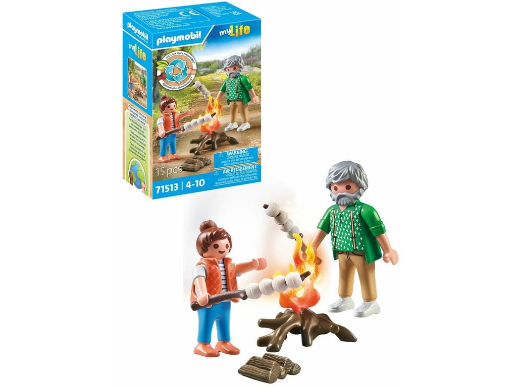 Playmobil My Life Falò con marshmallow