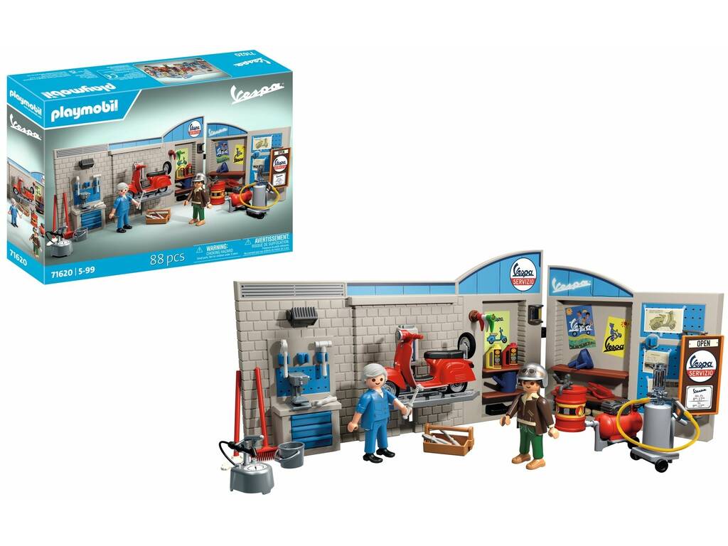 Playmobil Garage Vespa Anni '60