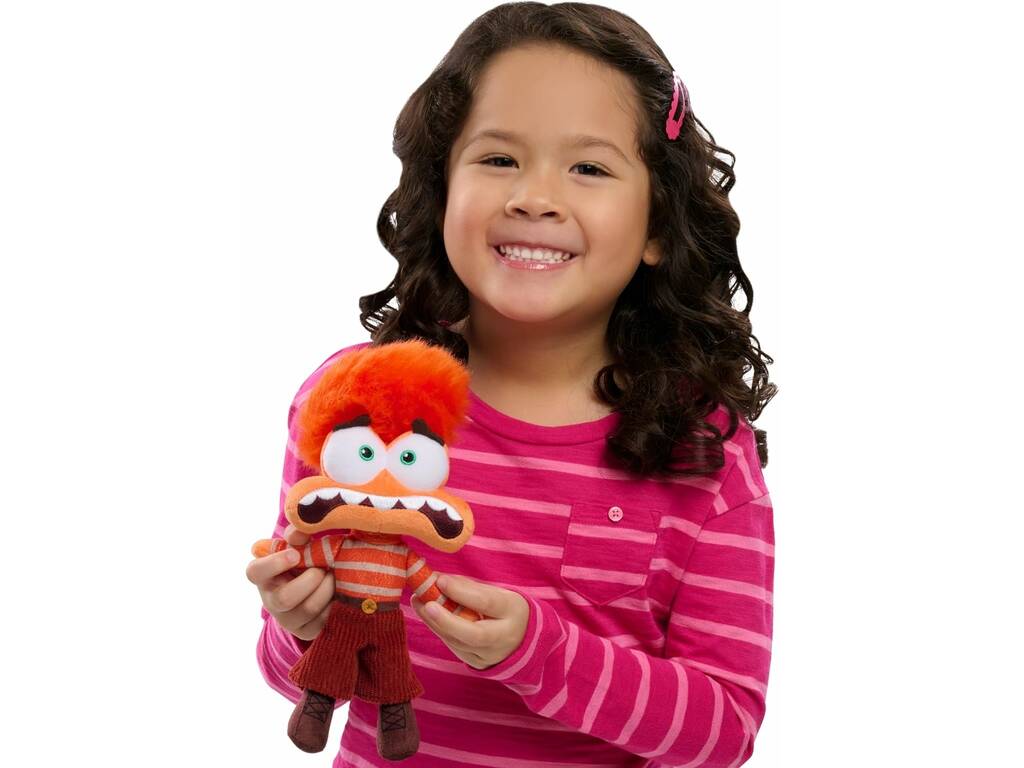 Divertida Mente 2 Peluche Ansiedade de 24 cm com Frases