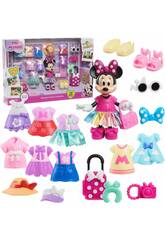 Disney Junior Collection La Mode Fabuleuse de Minnie, avec une poupée de 15 cm et des accessoires