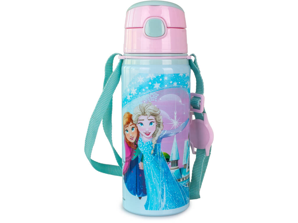 Gourde en aluminium Disney La Reine des neiges, 600 ml, avec anse